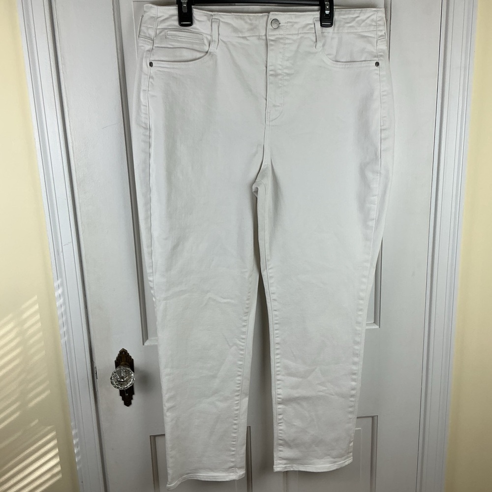 NYDJ Girlfriend Jeans Straight Leg Size 16